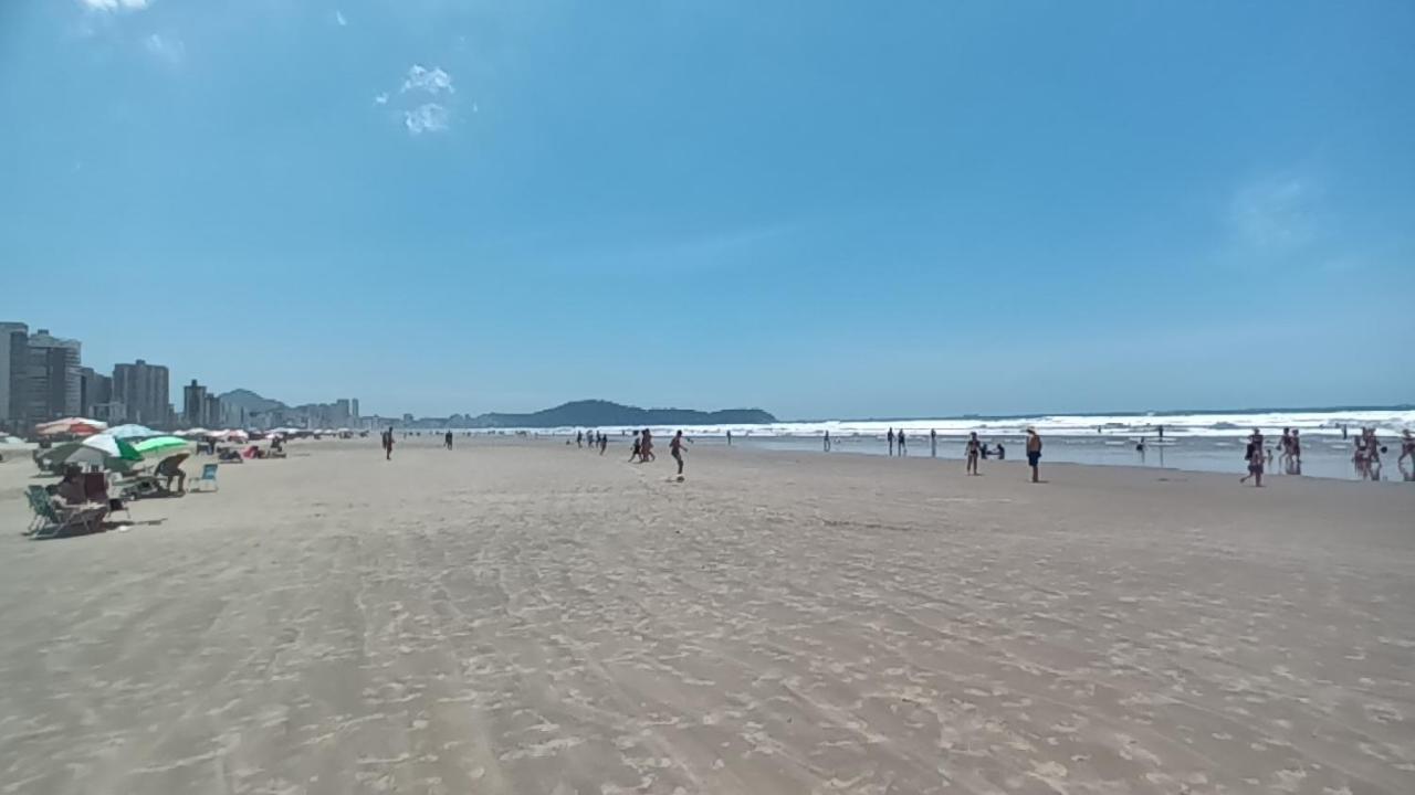 Apto Com Sacada Gourmet Vista Mar Praia Grande  Buitenkant foto